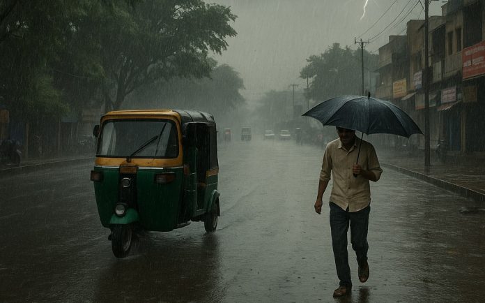 मानसून राजस्थान की सीमा पर मानसून