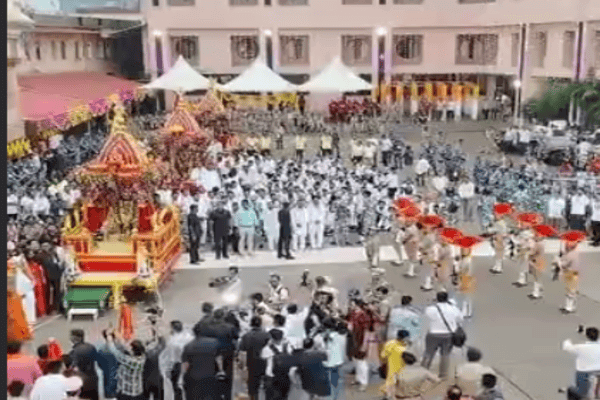 भगवान जगन्नाथ की भव्य रथयात्रा अहमदाबाद