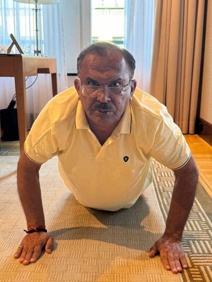 जर्मनी में किया योग विधानसभा अध्यक्ष देवनानी