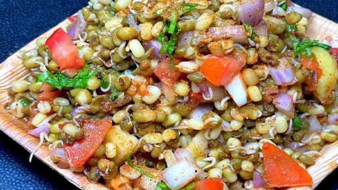 स्प्राउट्स चाट स्प्राउट्स चाट
