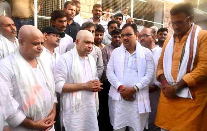 CM Bhajanlal Sharma attended the last rites of Ashwini Vaishnav's father
