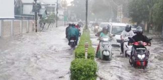 राजस्थान में भारी बारिश