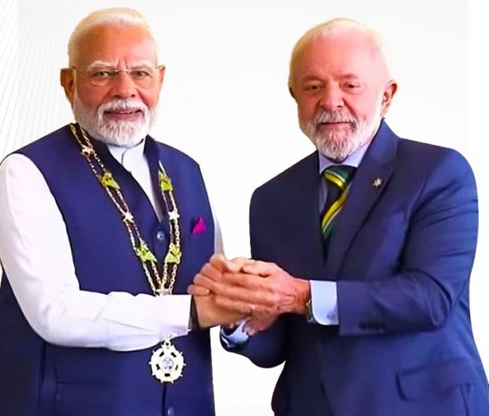 PM modi Brazil journey