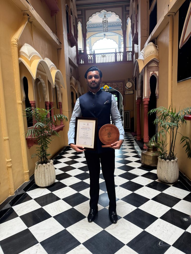 शाहपुरा हवेली को मिला आउटलुक इंडियन रिस्पॉन्सिबल टूरिज्म स्टेट अवार्ड्स 2025 , गोल्ड मेडल से नवाजा