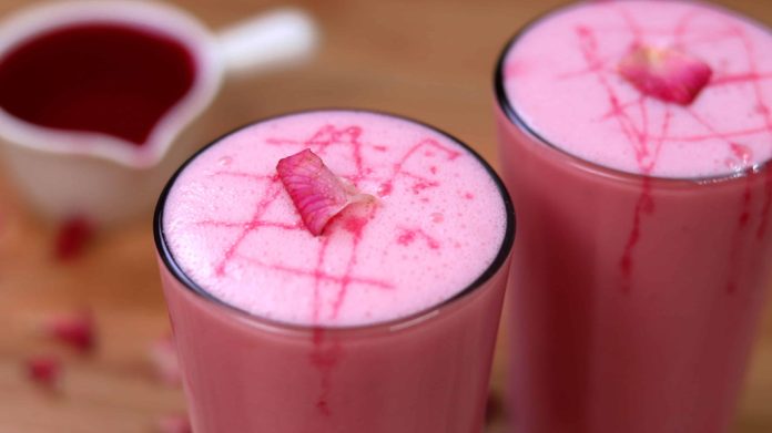गुलाब लस्सी गुलाब लस्सी