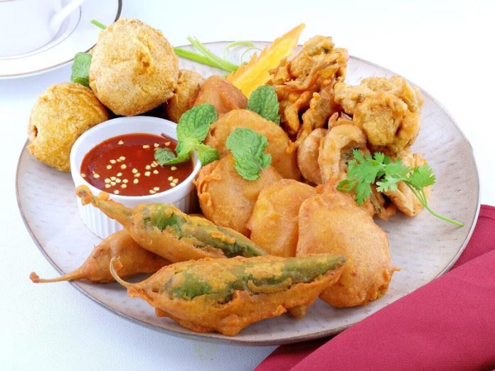 क्रिस्पी स्प्राउट्स पकौड़े