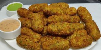क्रिस्पी सूजी कटलेट