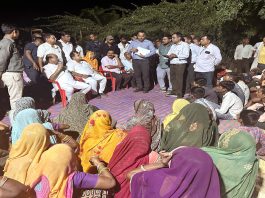 Om Birla Stays with Flood Victims Till Dawn