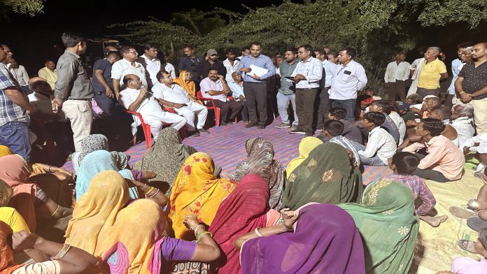 Om Birla Stays with Flood Victims Till Dawn