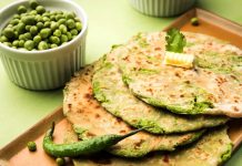 सुबह के लिए बेस्ट! घर पर बनाएं टेस्टी और हेल्दी मटर पराठा